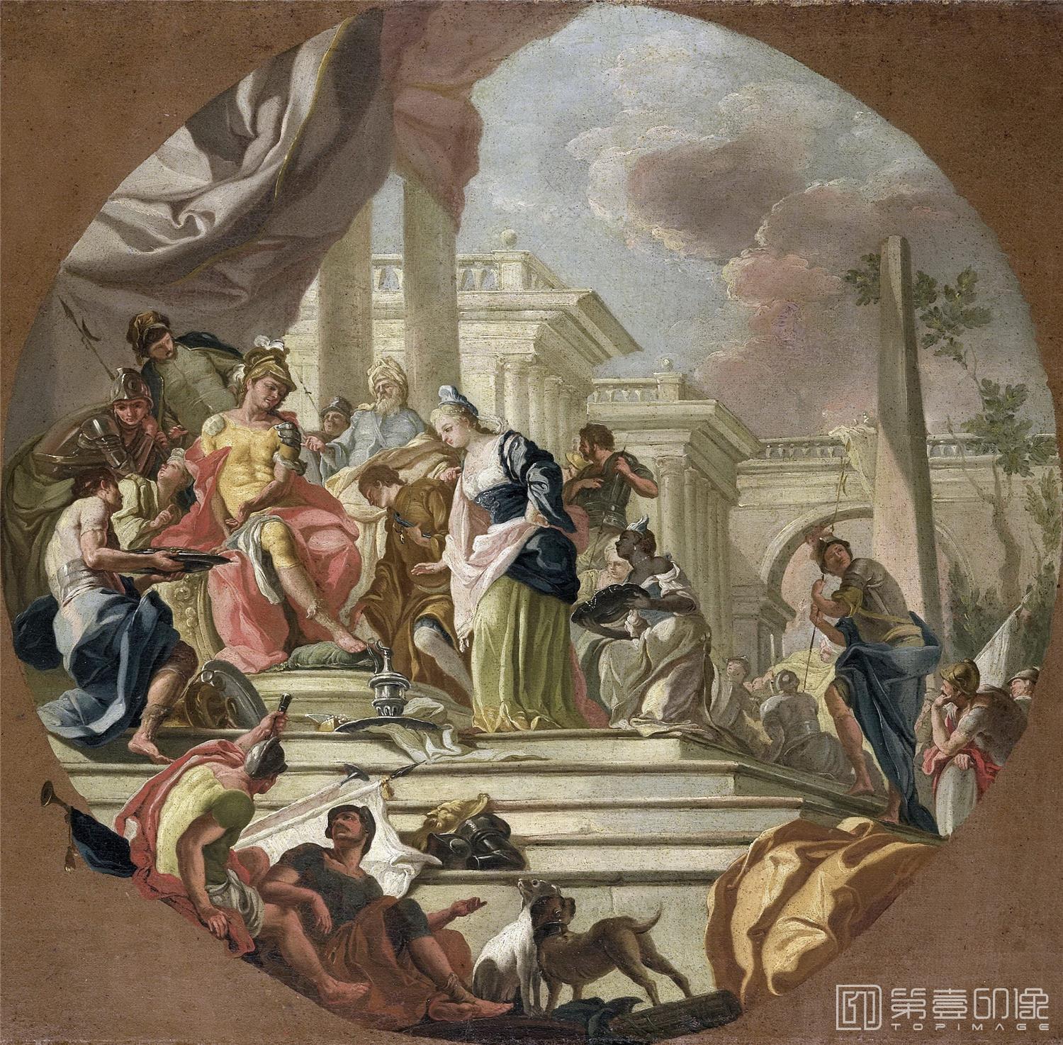 油画-荷兰阿姆斯特丹国家美术馆-Diana Giacinto De grootmoedigheid van Scipio 1765-1770